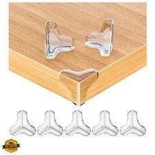 8 Pack Large Clear Corner Protectors for Baby Proofing Furniture - Table Edge...