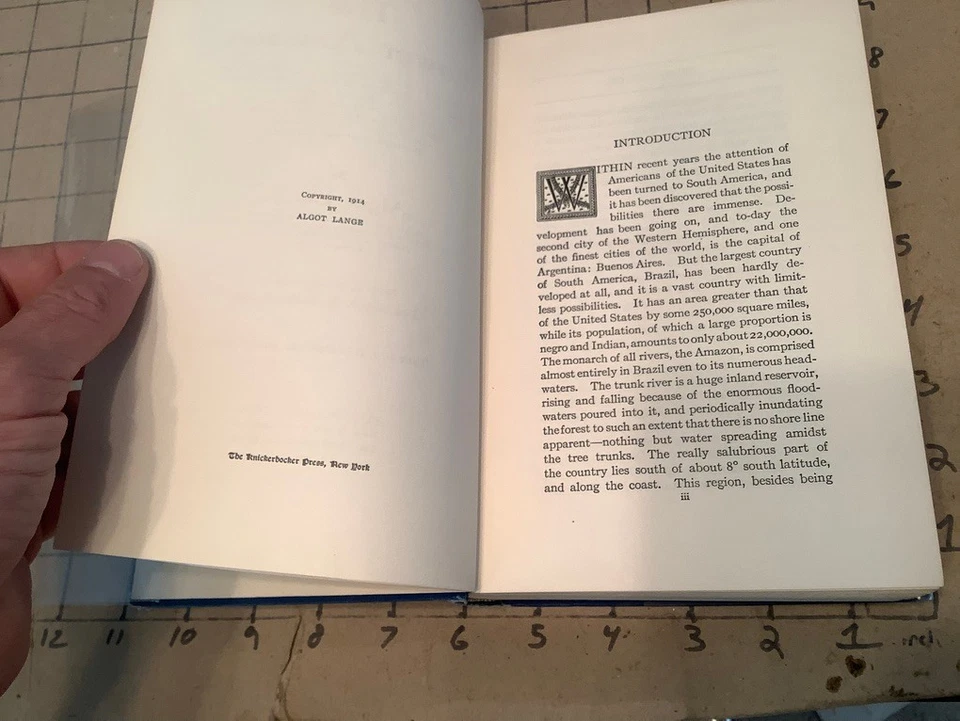 1914 The Lower Amazon Algot Lange HC Exploration South America w maps - Image 4 of 4