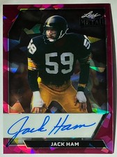 2026 Leaf Metal Jack Ham Auto Autograph Crystal Pink On Card #d 2/5