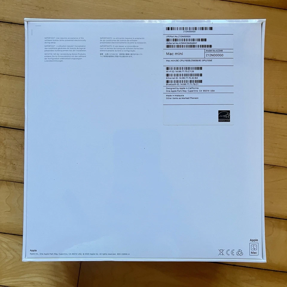 Apple Mac Mini M1 (2020) 16GB New - Factory Sealed - Silver - A2348 - Image 4 of 4