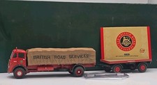 FATIGUED -CORGI BRITISH ROAD SERVICES BRS ERF V SHEETED TRUCK MODEL CC10201 1:50