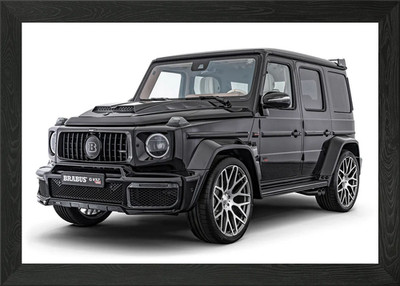 Brabus G V12 900 2019 Auto gerahmtes Wandbild Poster Leinwanddruck Bild
