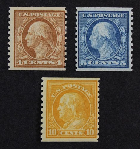 CKStamps: US Stamps Collection Scott#495 496 497 Mint H OG