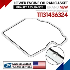 OEM Lower Engine Oil Pan Gasket 11131436324 for BMW Genuine High Quality NEW