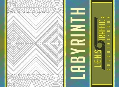 LABYRINTH COLORING BOOK - LENS TRAFFIC: 8.25'' X 6'' (20.96 By Jim Black BRAND NEW