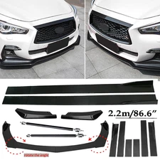 Front Bumper Lip Spoiler Splitter Car Body Rear For Infiniti Q50 Base