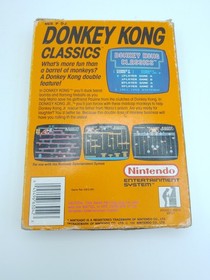 Donkey Kong Classics Nintendo Nes Game UK Version Boxed With Manual Complete CIB