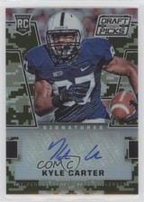 2016 Panini Prizm Collegiate Draft Picks Camo 29/199 Kyle Carter #151 Auto m2c