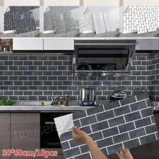 10-20Pack.PVC  Thick Marble Wall Panels Cladding Wall Tile Effect Bathroom Decor