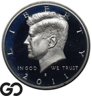 2011-S Kennedy Half Dollar, Deep Cameo Proof, Silver, Stark Contrast