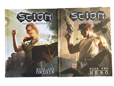 Scion Origin Second Edition Book One and Two Hardcover RPG