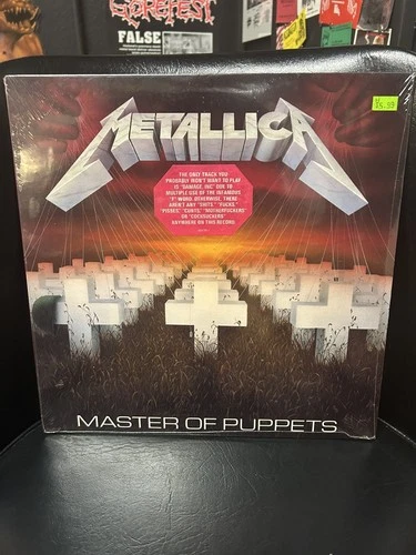 Sealed! Metallica Master of Puppets Promo Electra Record 1986