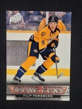 Filip Forsberg 2013-14 Upper Deck Young Guns #451 Rookie Card. rookie card picture