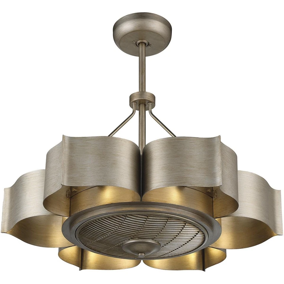 Savoy House Lighting 39-FD-125-53 Stockholm Indoor Ceiling Fan Silver Patina - Image 4 of 4