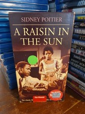  A Raisin in the Sun VHS Sidney Poitier 1961 RCA Columbia Home Video Classic