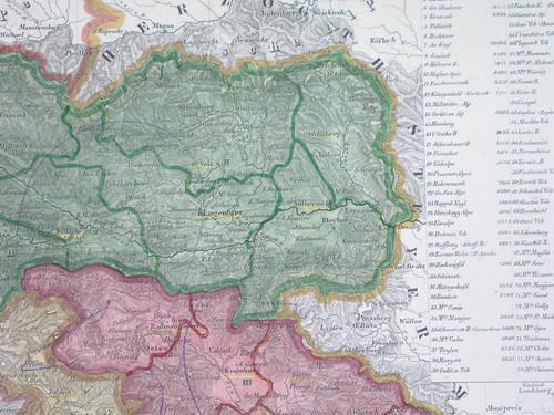 1842 ORIGINAL KARTE KROATIEN SLOWENIEN CARNIOLA ITALIEN ÖSTERREICH ISTRIEN TRIEST LAIBACH - Bild 7 von 8