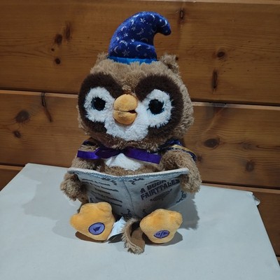 Octavius The Storytelling Owl 5 Fairytales Animatronic 13'' Plush Tested Work D22