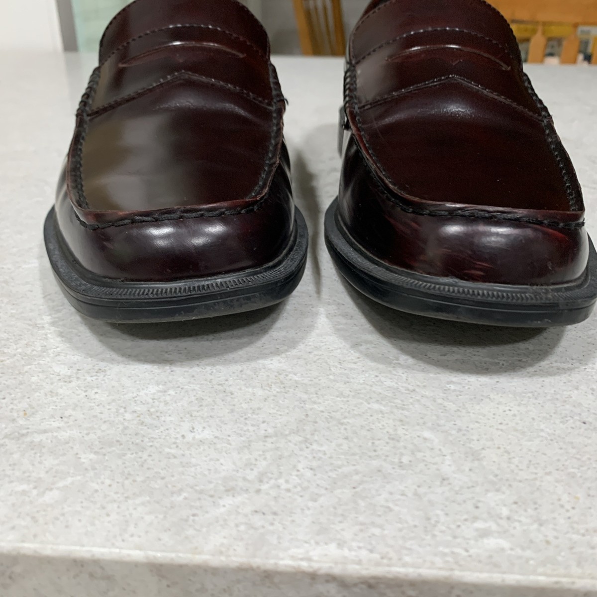 Rockport Classic Loafer Penny Mens Burgundy Loafers & Slip 