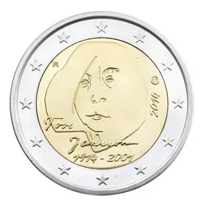 2 euros commémorative Finlande 2014 - Tove Jansson.