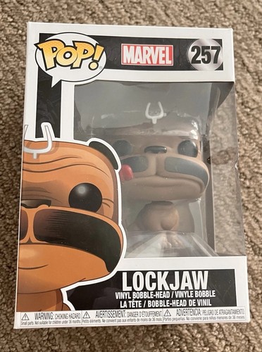 Figurine Funko Pop! Marvel Inhumans Lockjaw N°257 - Vinyle, Neuve, Collection