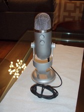 BLUE YETI usb mic silver wired Microphone