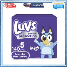 Luvs Platinum Protection Baby Diapers Size 5 140 Count