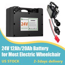 24V 20 AH 12 AH Electric Wheelchair Battery with Built-in 30A BMS