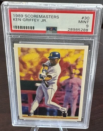 1989 SCOREMASTERS #30 KEN GRIFFEY JR. ROOKIE RC PSA 9 Mariners HOF