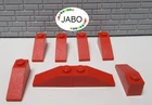 (P1/12) LEGO 8x 4286 Roof Brick Slope 33° 3x1 Red