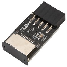 Motherboard USB2.0 9Pin to TYPE-C A-KEY Front Connector Converter USB3.25453