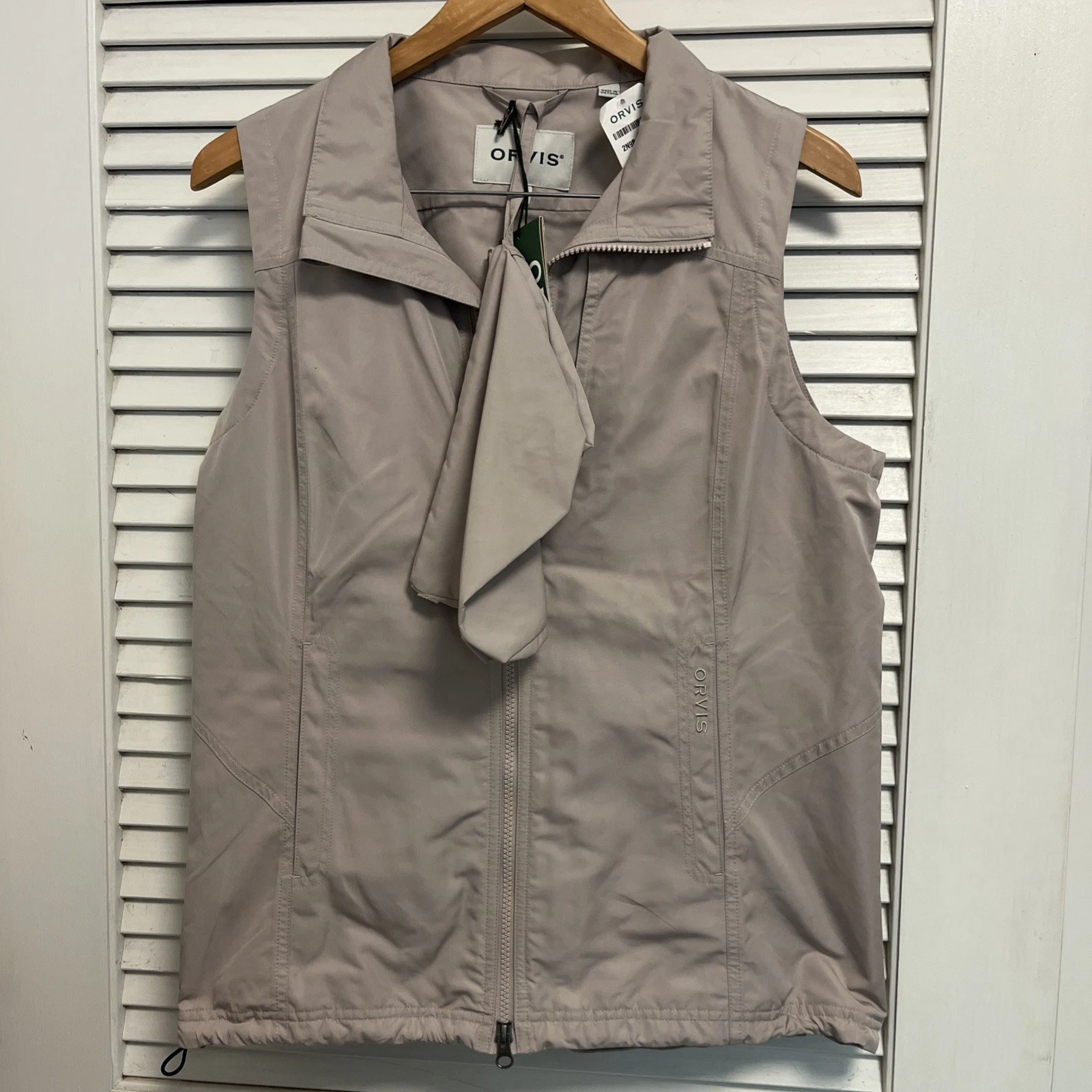 ORVIS Pack And Go Travel Vest Taupe Women Medium *New W Tags*