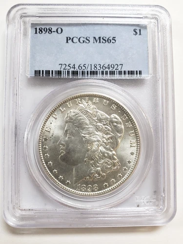 1898 O $1 Morgan Silver Dollar NGC MS65