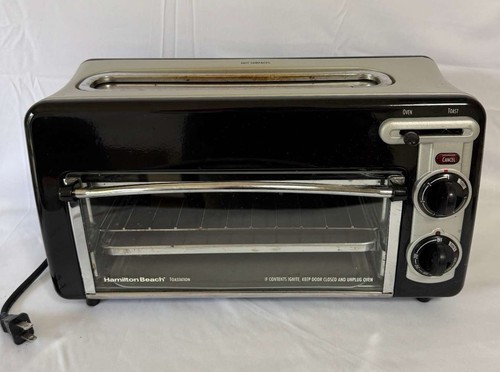 Hamilton Beach 22708H Toastation Compact 2-in-1 Two Slice Toaster & Oven Tested