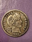 1908-D Barber SILVER Dime  | VERY FINE | Denver  Mint. |   SUPERB  SILVER COIN