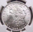 1896 "P" Morgan SILVER Dollar $1 NGC MS65 #007 Gem BU Uncirculated ECC&C, Inc.