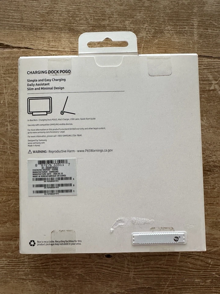 Samsung Galaxy Tab S5e & S6 Upright Charging Dock Pogo Station EE-D3200TSEGUJ - Image 2 of 2