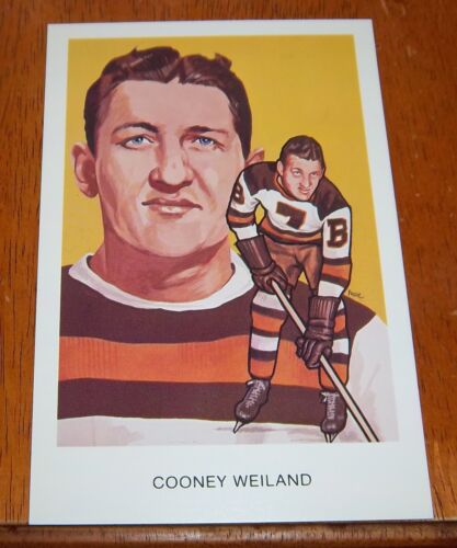 hockey hall of fame postcards 1983  Cooney Weiland H16 - Foto 1 di 1