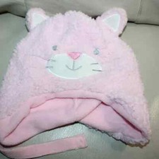 Girl Pink Cat Hat, Child Winter Hat