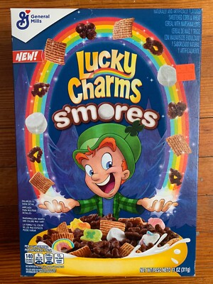 RARE LUCKY CHARMS SMORES CEREAL 11oz | BB 07/24