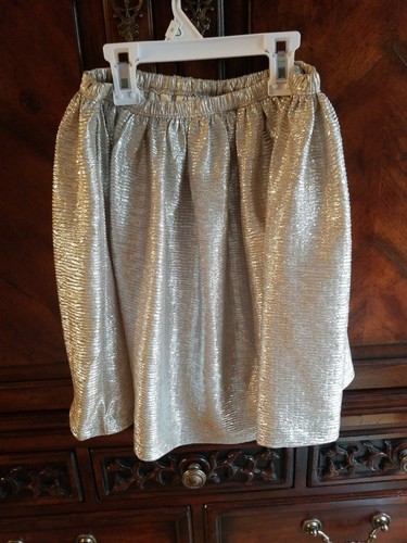 Gymboree silver top and matching skirt set ..Holiday set girl size 14 - Picture 5 of 6
