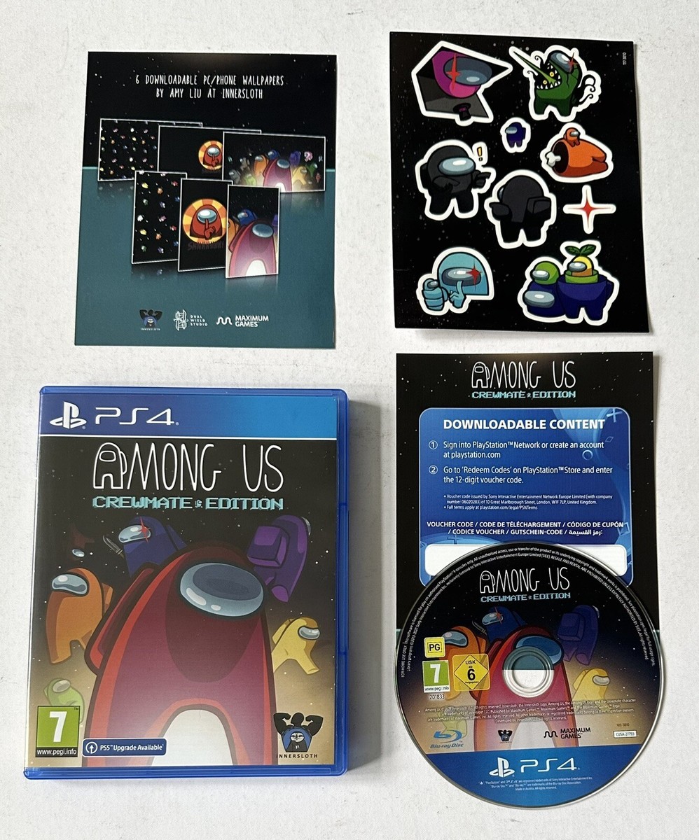Among Us Crewmate Edition Sony PlayStation PS4 Complete PAL
