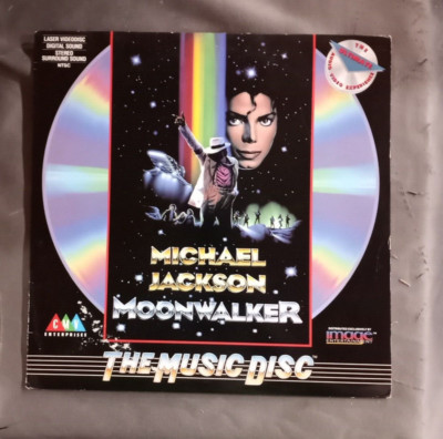 Michael Jackson Moonwalker Laserdisc CMV Video 1988 Tested