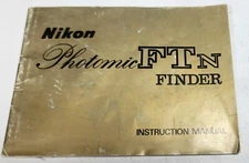 NIKON PHOTOMIC FTn FINDER ORIGINAL INSTRUCTION MANUAL, 1973 (NK3061)