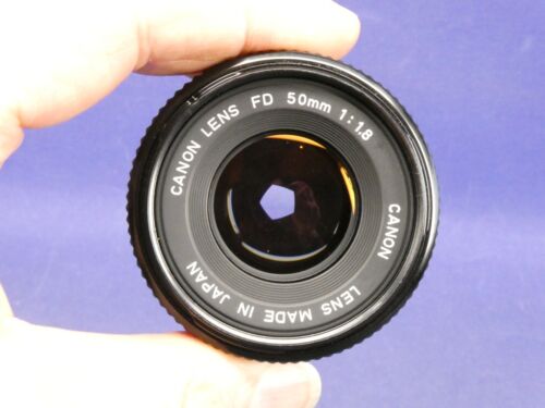 Canon FD 1,8 x 50mm Standard Objektiv - F-1 T90 A-1 AE-1 - Afbeelding 1 van 6