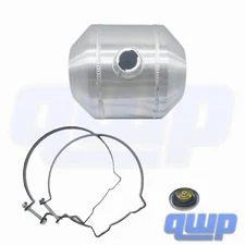 10x12 With Baffle Gas Tank 3.75 Gallon 1/4'' NPT Alum Spun Center Fill Fuel Tank
