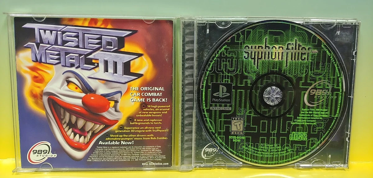 Syphon Filter Original Disc / Game for PSX / PS1 NTSC 