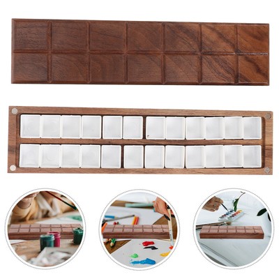  Kunststoff-Aquarell-Mischbox, wiederverwendbare Pigmentbox, leere