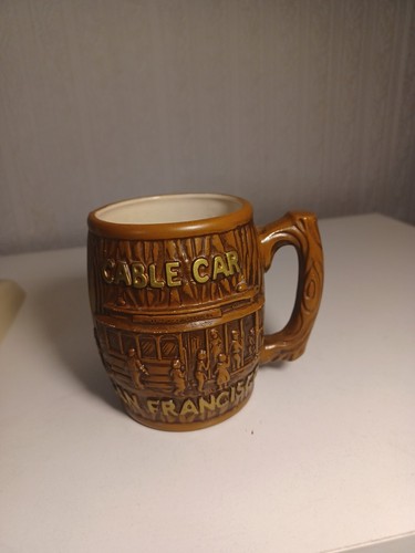 Vintage Cable Car San Francisco Mug Cup