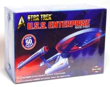 STAR TREK  ENTERPRISE POLAR LIGHTS MODEL  1/1000 SNAP VERSION  FACTORY SEALED