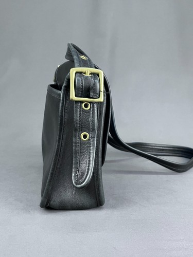 Vintage Coach Rambler Legacy Crossbody Bag 9061 Black Glove Leather 2002 (411) - Picture 6 of 24